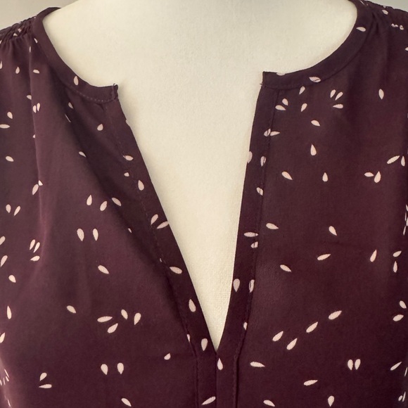 Monday Fun, Linnette Split Neck Smocked Blouse 1X - Picture 7 of 12